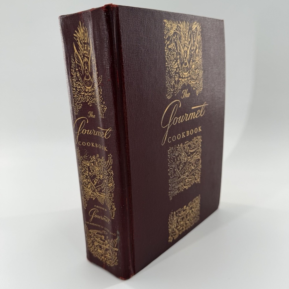 1950 The Gourmet Cookbook First Edition 1st Printing Mid Century Hardcover